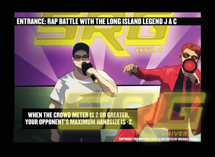 Entrance: Rap Battle with the Long Island Legend J.A.C.