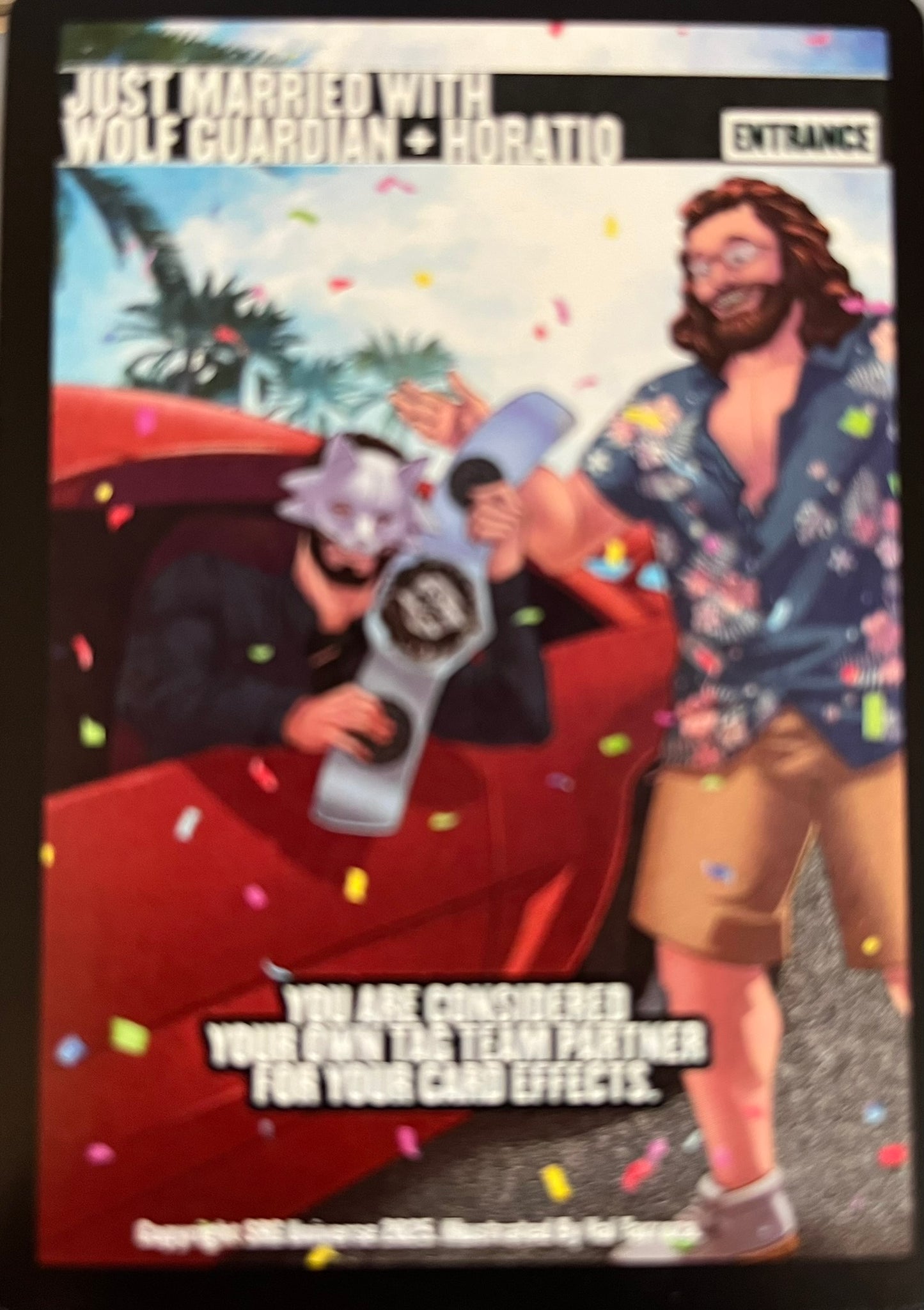 Entrance: Just Married with Wolf Guardian + Horatio