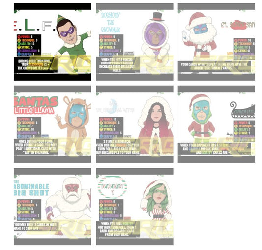 Christmas Stocking Stuffer Bundle 2024 - 8 alt competitors (Face cards only)