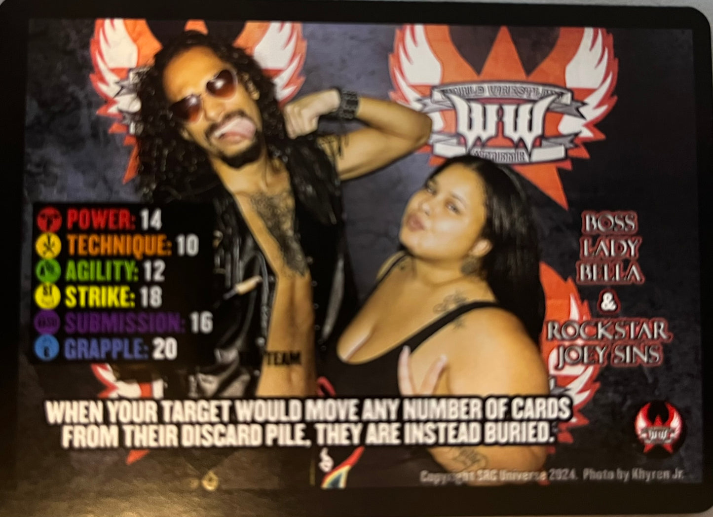 Boss Lady Bella & Rockstar Joey Sins Tornado Tag (Face Card Only)