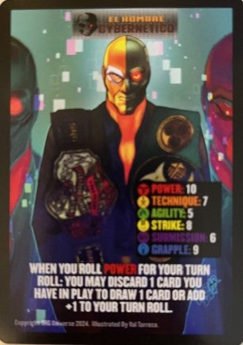 El Hombre Cybernetico (2024) (includes alt Submission Finisher)