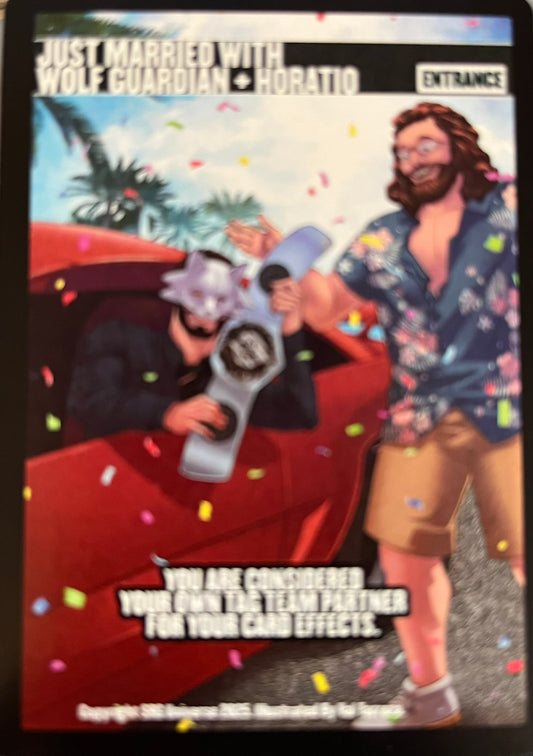 Entrance: Just Married with Wolf Guardian + Horatio