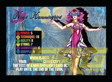 Ninja Hummingbird (Arnav Panda art)