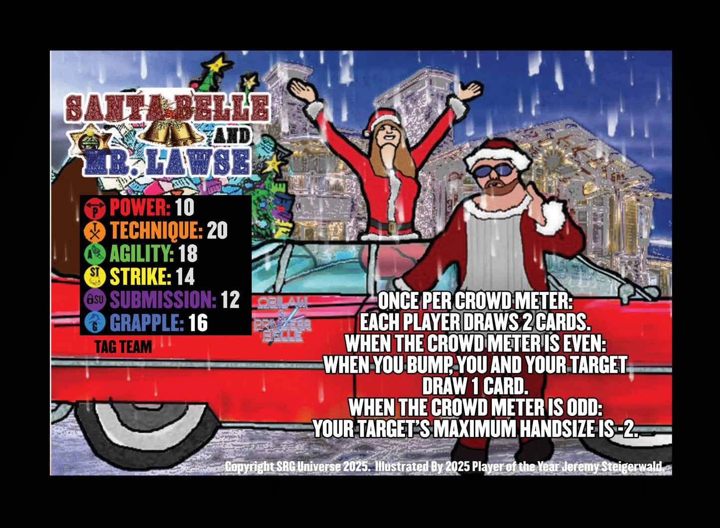 Santa Belle & Mr. Lawse Tornado Tag