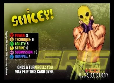 Smiley (Flip) (banned back side) w/ A Trip to Psycho-Land