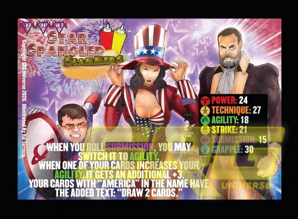 Star Spangled Slammers Trios (Face Card Only)