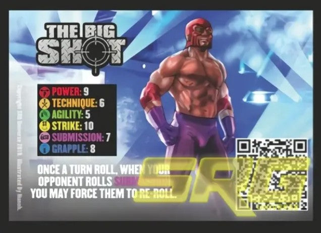 The Big Shot (Kickstarter art w/ QR Code)