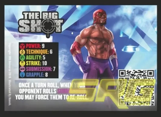The Big Shot (Kickstarter art w/ QR Code)