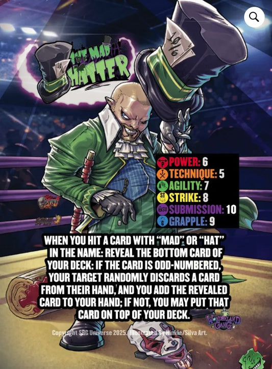 The Mad Hatter and The Dirty Burgs Tornado Tag (Face Card Only) Bundle