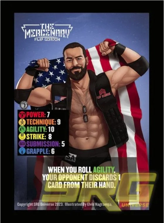 The Mercenary Flip Gordon (Elvis Nagrampa art)
