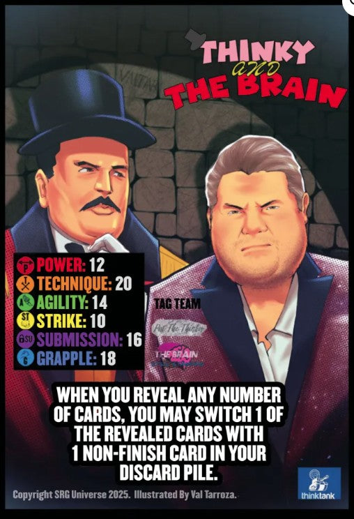 Thinky and The Brain Tornado Tag (Face Card Only)